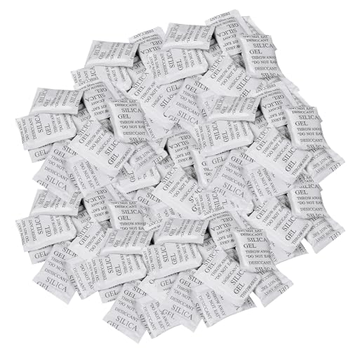 Ya en mundofriki.es: 100 Silica gel bolsitas 1g, Gel de Sílice Deshumidificador Desecante, Bolsas de Silice Antihumedad, Bolsas De Gel De SíLice Sachets Desecante para Deshumidificar Ropa, Comida