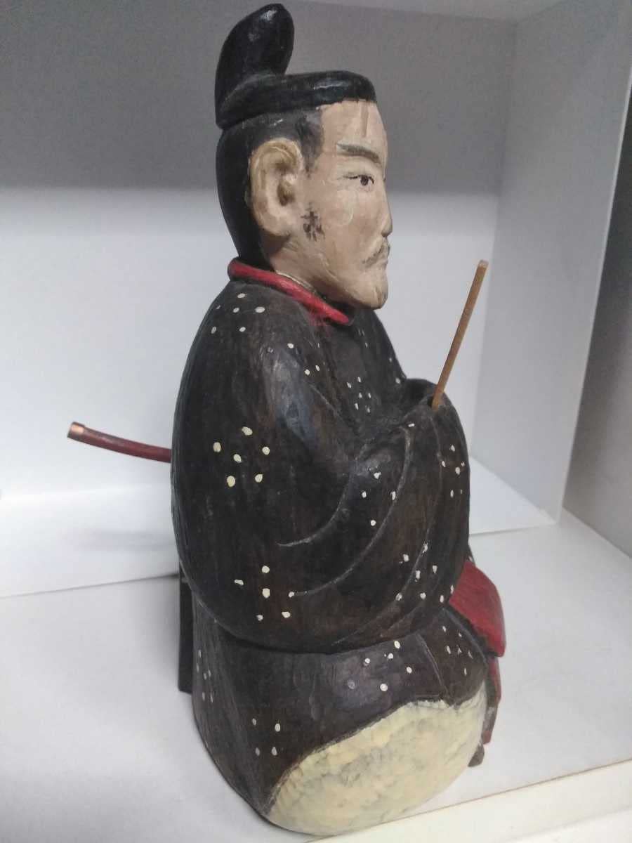 菅原道真 木彫り 天神 置物 神様 秀峰 学問の神様 彫刻 芸術 楽天市場】神像 菅原道真 3.5寸 桧木 天神さん 玉眼付 学問の