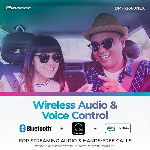 Image of Pioneer DMH-2660NEX 6.8 inch Capacitive Touchscreen, Double Din - Wired Apple CarPlay & Android Auto, Amazon Alexa, Bluetooth, Backup Camera, FLAC, HD Radio, Hi-Volt RCA
