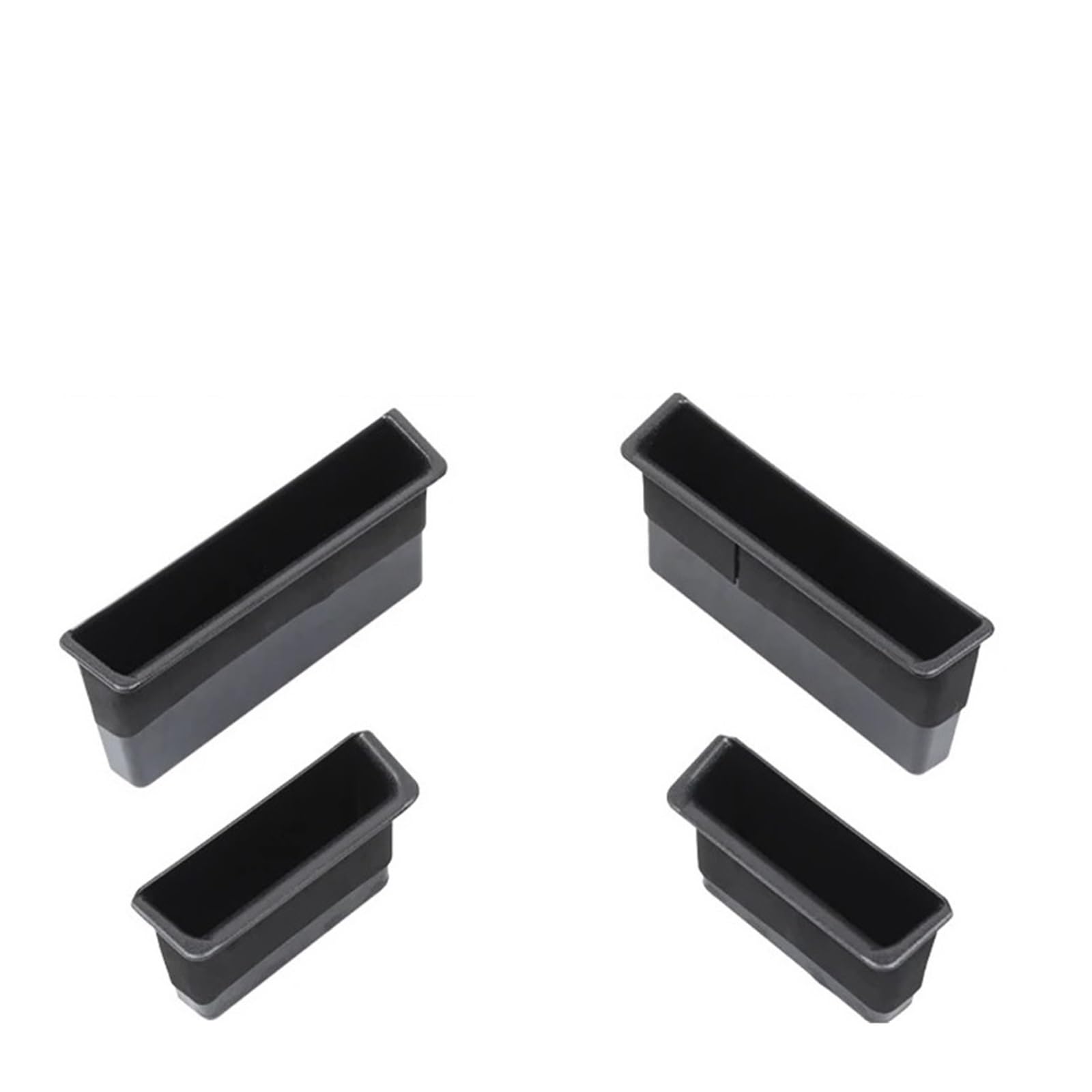 FRVVPL 4Pieces Car Door Handle Storage Box Organizer Tray for Wrangler JK 2007-2010 Interior Accessories Car Interior