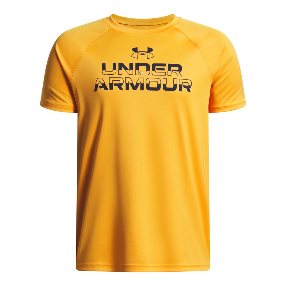 

                                                    Under Armour Boys' Tech Split Wordmark Short Sleev