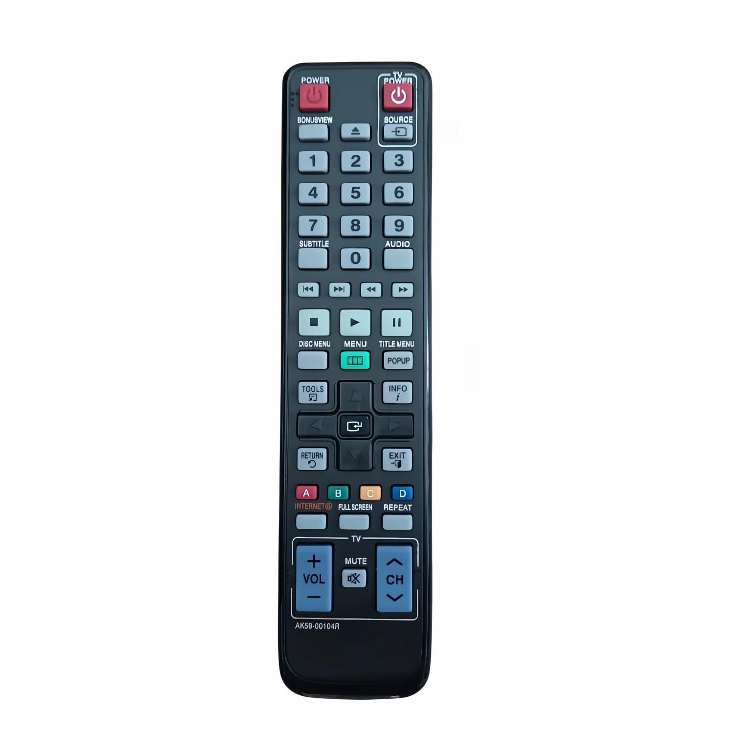 1PC Telecomando AK59-00104R for Lettore DVD Blu-Ray BD-C5300 BD-D5490 BD-C5500C BD-C6800 HT-D5130 BD-D5700