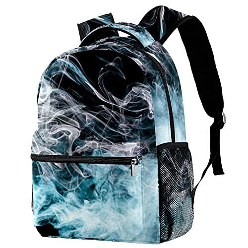 Sac à dos d'écolier ergonomique style décontracté motif floral rouge contre le mal de dos