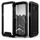 Zizo ION Series Compatible with Samsung Galaxy S8 Plus Case Military Grade Drop Tested with Tempered Glass Screen Protector Black Smoke