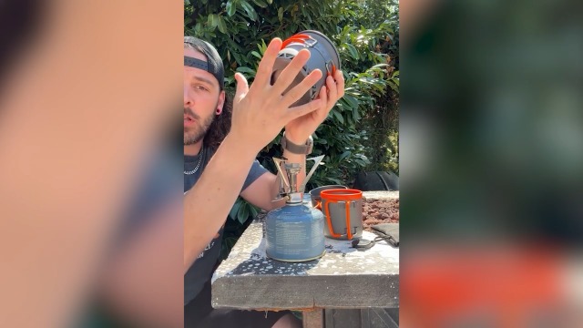 Amazon.com : Odoland Camping Pots with Heat Exchanger Camping