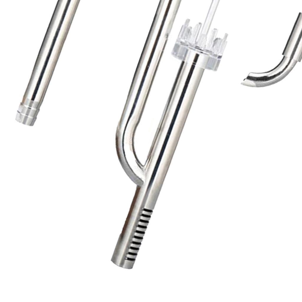 Tubo per Ninfee Acquatiche in Acciaio Inox con Ingresso E Uscita in Superficie Acrilica, Ideale per Acquari Piantumati, Decorazioni E, 12Out 16Oil Regolare