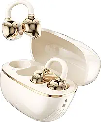 Fones de Ouvido Bluetooth, INAVA, Fone de Ouvido Esportivo com Clipe de Concha, 72 Horas de Bateria, Design Confortável para Ouvidos Pequenos e Quem Usa Óculos, Exercício, treinamento físico