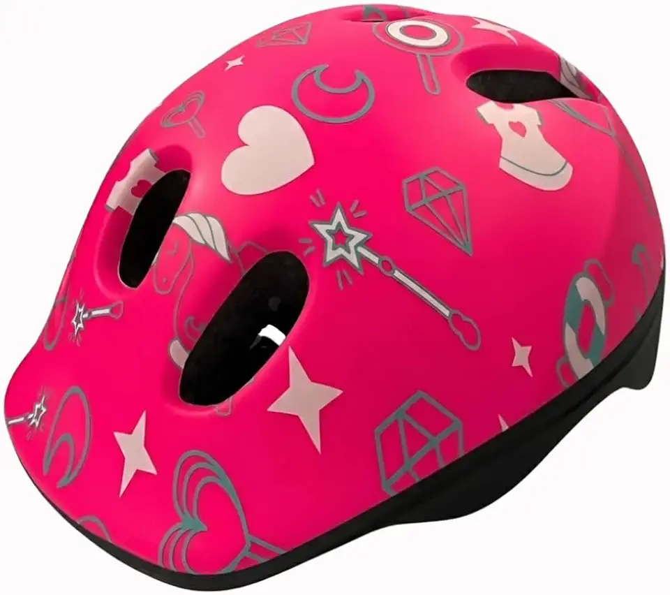CAP. CICLISMO BABY UNICORNIO ROSA FOSCO C/REGULADOR