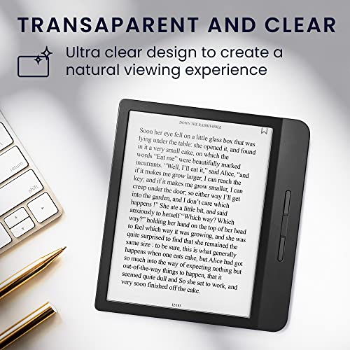 Set 2x Pellicola Protettiva Trasparente eReader Compatibile con Kobo Libra H2O - 2x Clear Protector eReaders - Pellicole Antiurto Antigraffio - Image 5