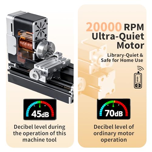 AcmeFlare 36W 20,000RPM Mini Lathe