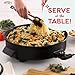 Dash Family Size Electric Skillet with 14 inch Nonstick Surface + Recipe Book for Pizza, Burgers, Cookies, Fajitas, Breakfast & More, 20 Cup Capacity, 1400-Watt - Black