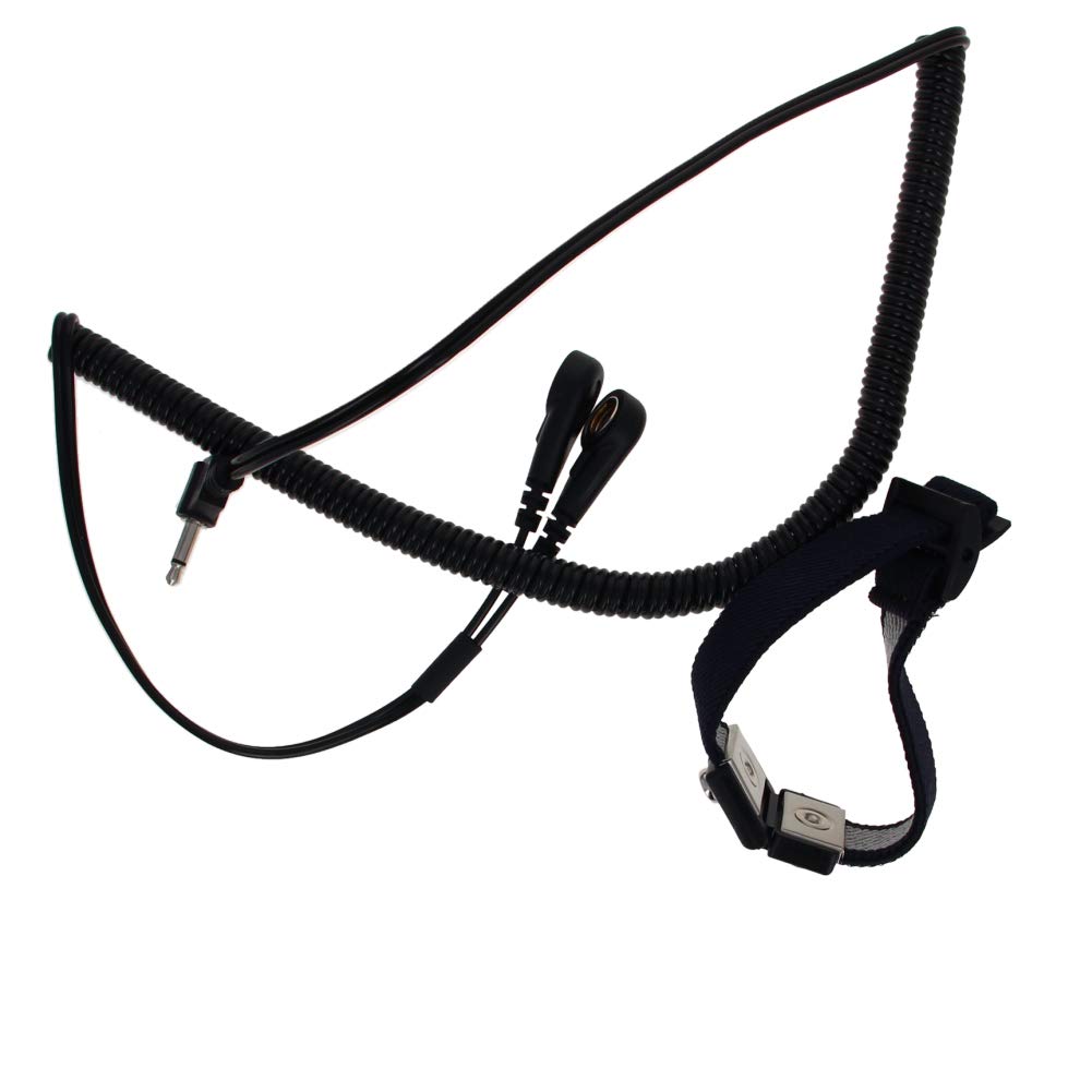 Othmro PS20H Cordless Anti Static ESD Wrist Strap, Wireless Antistatic Wristband, Discharge Band,Black 1pcs