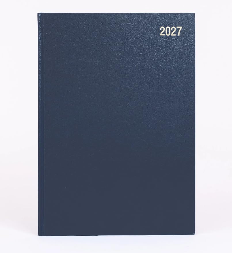 2027 Diary – A5 Diary - Page a Day Yearly Planner – Hardcover Daily Organiser for Home, Office or School – Personal Appointment Journal