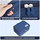AiQInu Kabeltasche Universal Travel Kabel Organizer Tasche Cubes Kabel Etui,Wasserdichten Verstellbares Kabelorganizer für Handy Ladekabel, Powerbank, USB Sticks, SD Karten