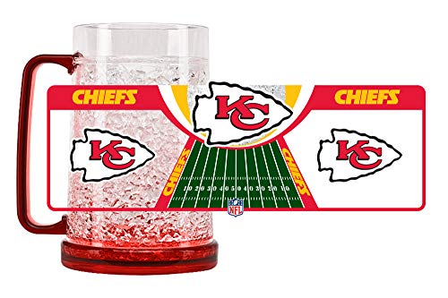 NFL Kansas City Chiefs 16oz Crystal Freezer Mug