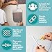 Medi Grade Enema Kit for Adults, 0.53 Gal Capacity - Transparent, Hands-Free with One-Way Valve, 4 Tips and Enema Bag - Enemas for Colon Cleanse for Women and Men - for Coffee Enema & Colon Cleansing