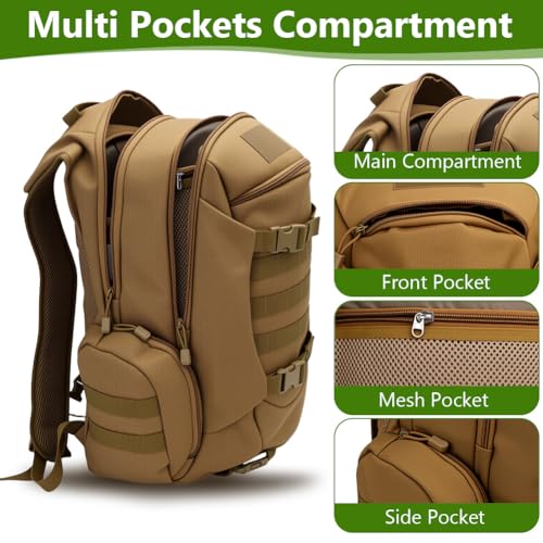 Mochila deportiva ligera para senderismo y camping miniatura 4