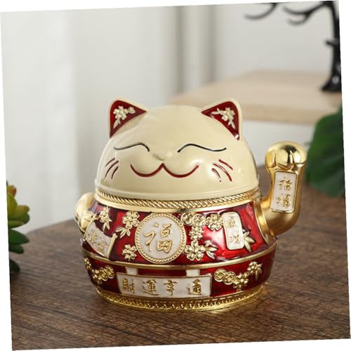 Cendrier chat en aluminium anti-odeur avec couvercle de table