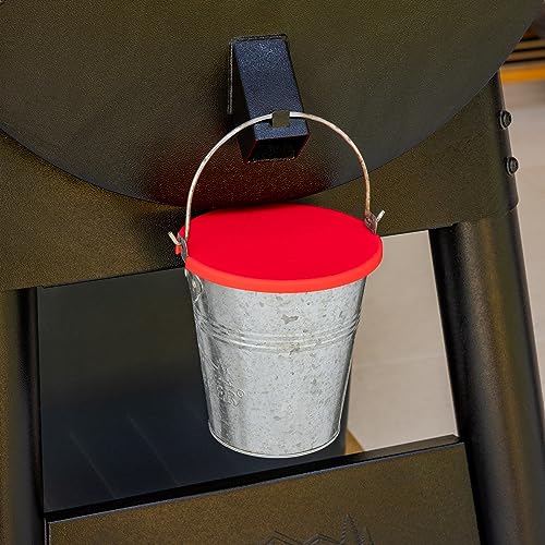 Traeger Compatible Grease Bucket Lid Cover Topper - Cover Your Traeger Grease Bucket To Keep Rain And Unwanted Critters Like Insects, Rodents & Dogs Out - Fits 5.5 Inch Diameter Traeger Buckets