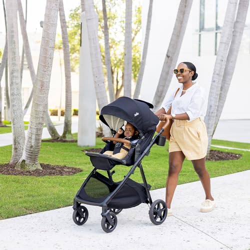 joie ginger and rue travel system  4-in-1 travel system with lightweight baby car seat and an included anti-rebound base for easy install and pramette stroller shale