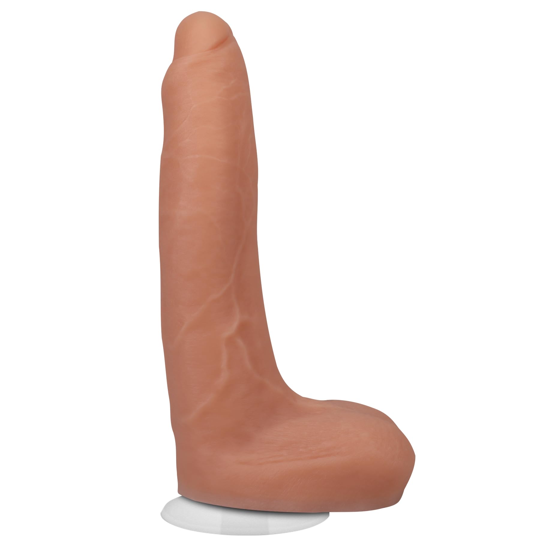 Doc Johnson Signature Series - Owen Gray - 9 Inch Realistic ULTRASKYN Dildo with Removeable Vac-U-Lock Suction Cup - F-Machine & Harness Compatible - for Adults Only, Vanilla
