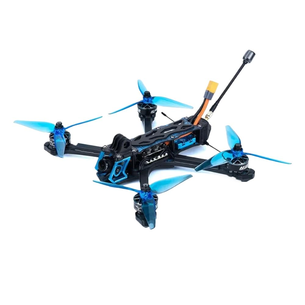 Manta 5 SE FPV zestaw drona z ramą Squashed-X i silnikiem AE227-1960KV kompatybilny z Cinematic Freestyle Flying z obsługą GPS kompatybilny z 6S (analogowy TBS 1,6 W GPS)