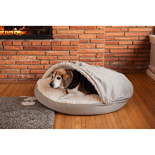 Snoozer Orthopedic Cozy Cave Pet Bed, X-Large, Khaki #TOP1