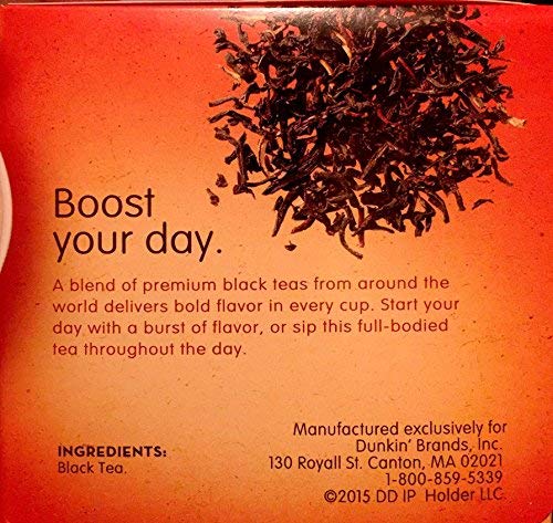 Dunkin Donuts Bold Breakfast Black Tea 45 Tea Bags