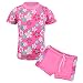 TFJH Girls Swimsuit Pink Flower 4-5Years UPF 50+ UV S200