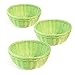 Produktbild Colorbasket 31111-202 Hand Woven Waterproof Bowl Basket, Lime Green, Set of 3 by Colorbasket