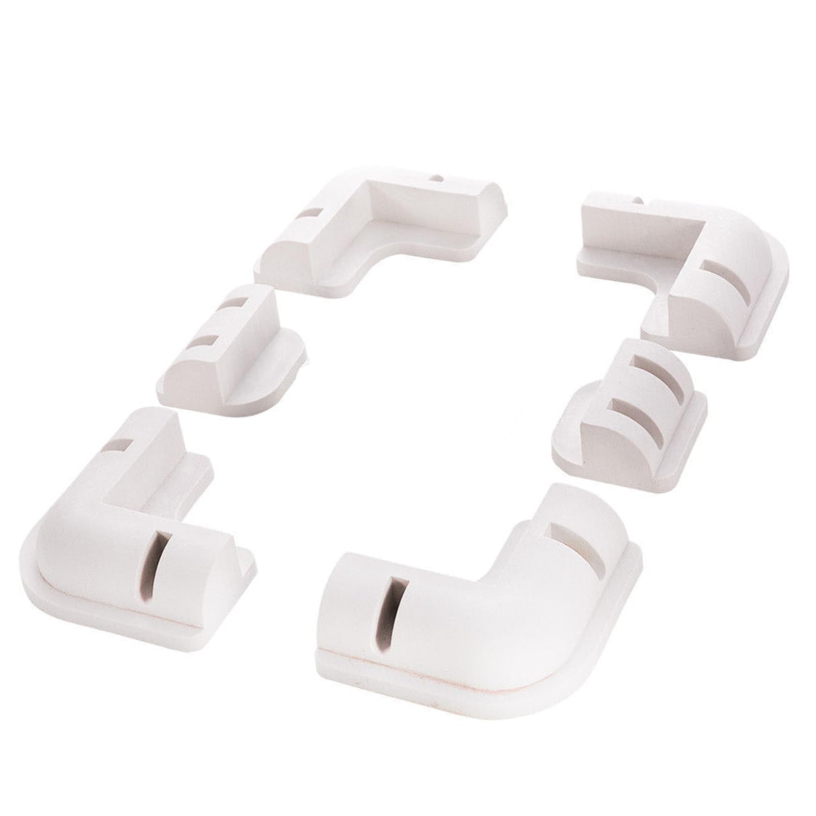 OBLLAR Lot de 4 supports de panneau solaire en ABS sans perçage pour toits de camping-car