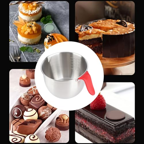 Tazón para mezclar acero inoxidable 3600 ml con mango antideslizante miniatura 4