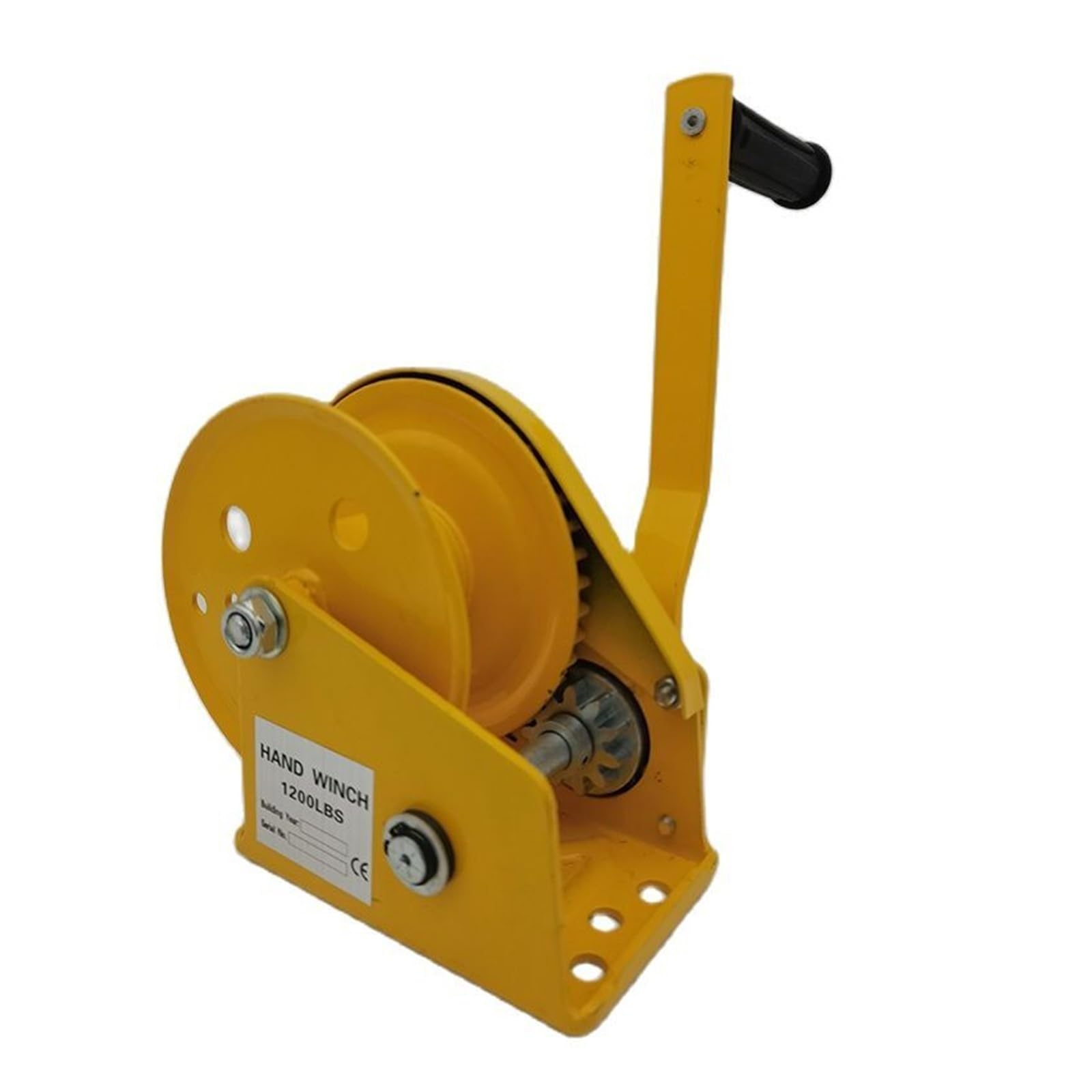 Verricello A Mano Piccolo Autobloccante Bidirezionale 1200/1800/2600LB Con Freno Automatico Manuale For Trattore Portatile Forte Forza Di Trazione(1200LB,10M Cable)