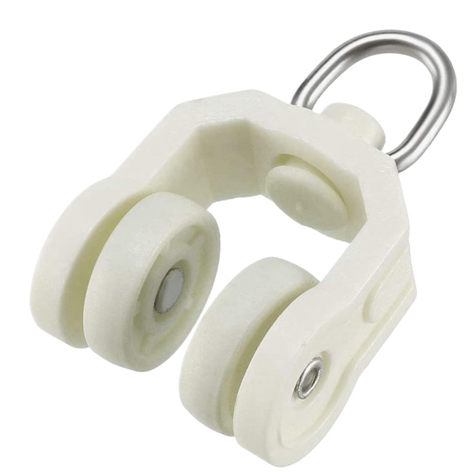 Xinglongs Curtain Track Rollers 60/100pcs Ceiling Curtain Track Flexible Bendable Rollers Plastic Drapery Rail Sliding Glider For Shower For Window Shower Curtain Tracks(100pcs)