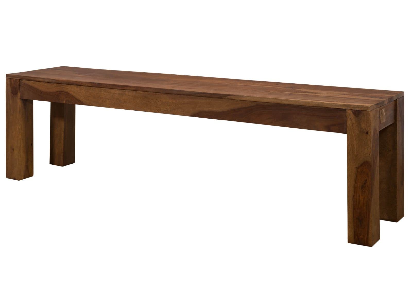 MASSIVMOEBEL24.DE Sydney #129 Panca in Legno di sheesham - Laccato/Noble Unique 160x35x45