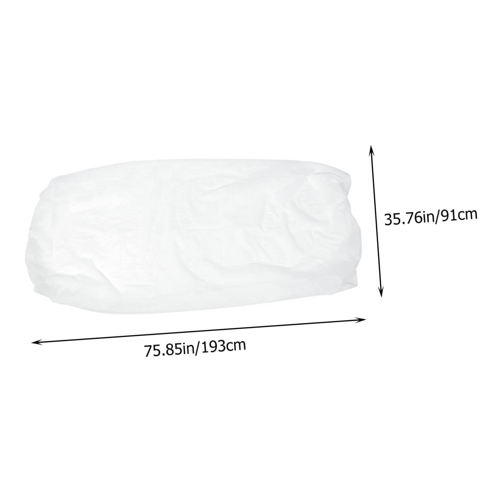 Ipetboom 10pcs Fitted Lash Bed Cover Disposable Bed Spread Massage Mats Oil-resistant Sheets