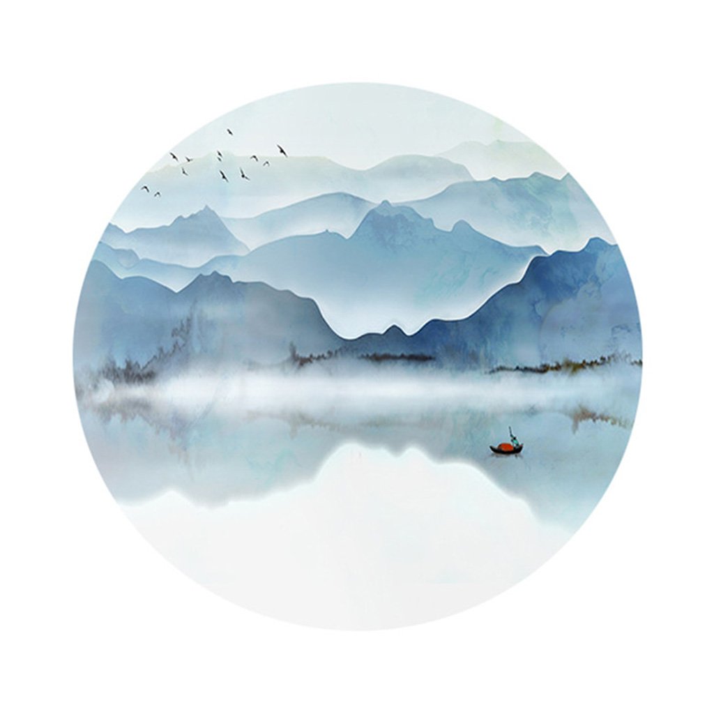 Digital Printing Tablecloth Table Cover 140x140cm 17.Landscape Paintings | Tablecloths | Linens & Textiles | Kitchen, Dining & Bar-image-25