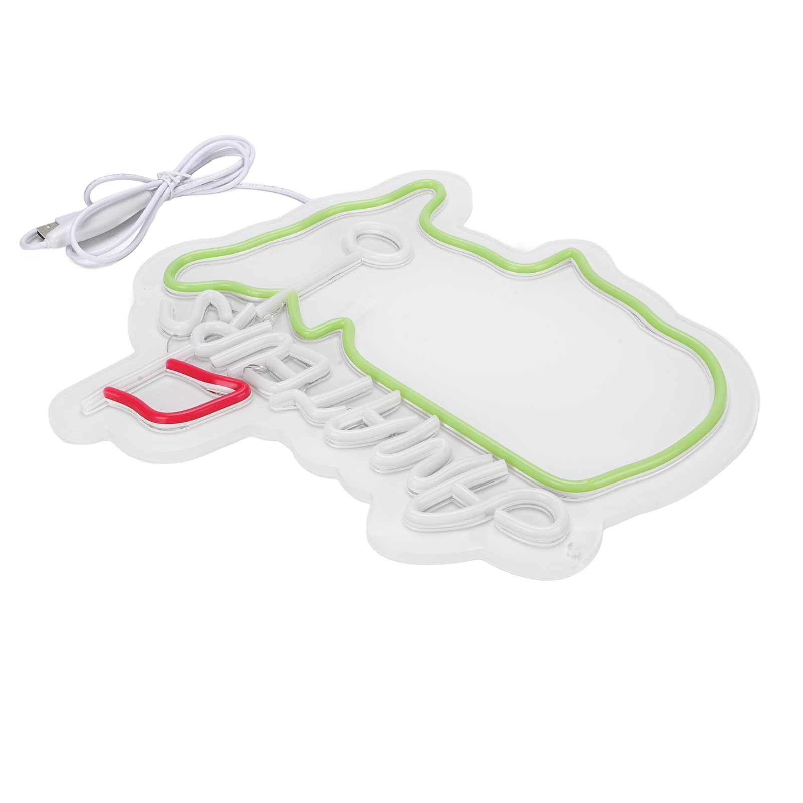 Jeffergarden Neon Schild Amateur, LED Golf Neon Licht Grün Dimmbar Wand,