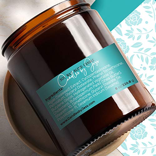 XOXOKristen Custom Ingredients Label Stickers 2x1 Inches, Personalized Cosmetic Label, Product Stickers, Ingredients Sticker, Candle Logo Label, DIY Candle