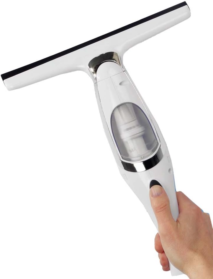 ELECTRIC WINDOW CLEANER 3 IN 1 WITH FUNCTION OF WIRELESS ASPIRATION INCLUDES SPRAYER WITH MICROFIBER MOPA AND TELESCOPIC STICK