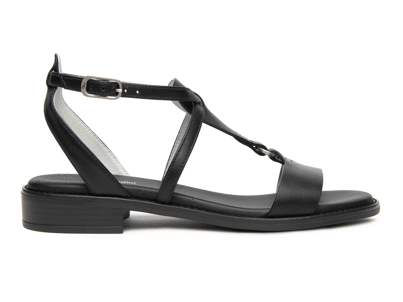 Nero Giardini E615895D sandalo basso in pelle nero