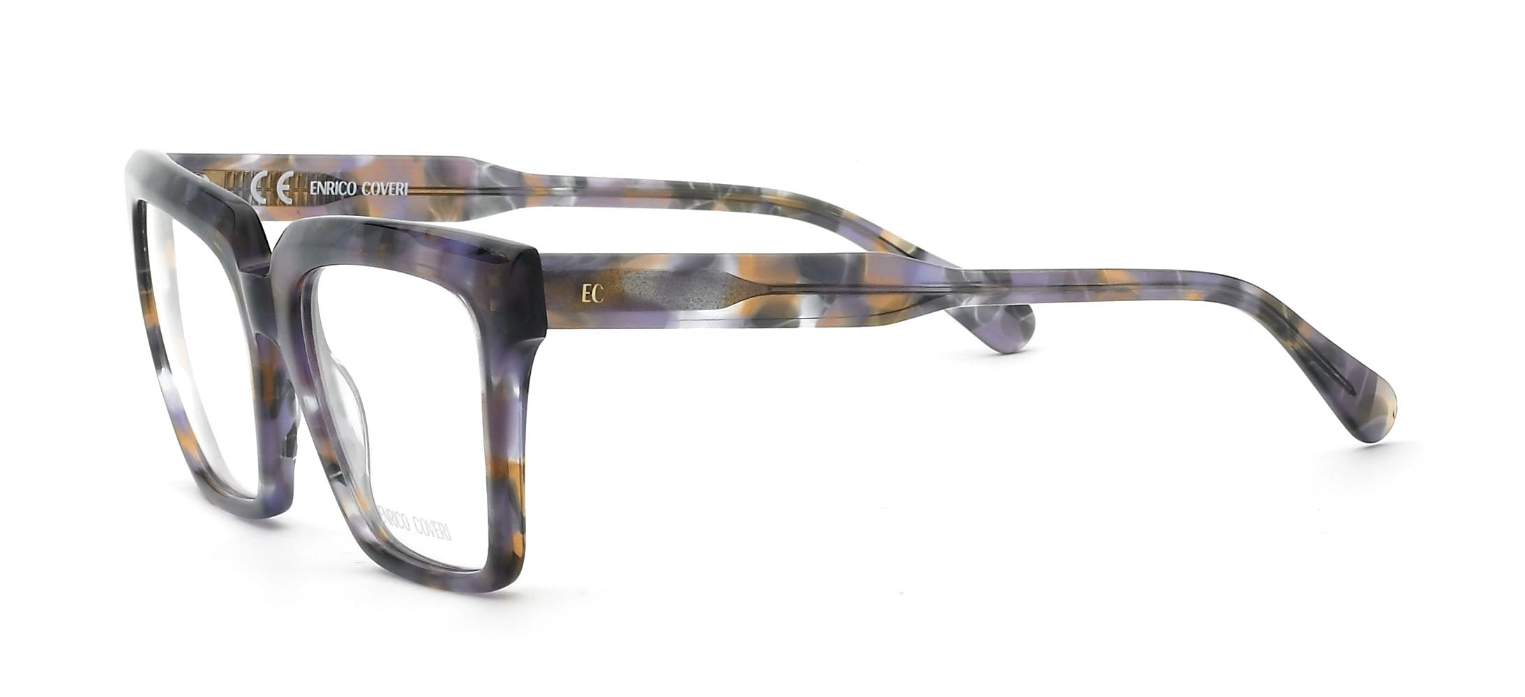 Enrico Coveri Okulary korekcyjne ECV141 damskie oprawki, Fioletowy