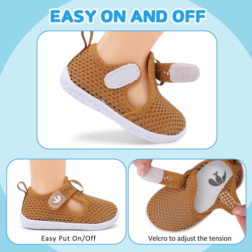 Image of FEETCITY Baby Boys Girls Water Sport Shoes Barefoot Kids Aqua Socks Quick-Dry Beach Swim Pool Shoes