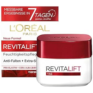 L’Oréal Paris Tagespflege, Revitalift, Anti-Aging Gesichtspflege, Anti-Falten und Extra-Straffheit, Pro-Elastin und…