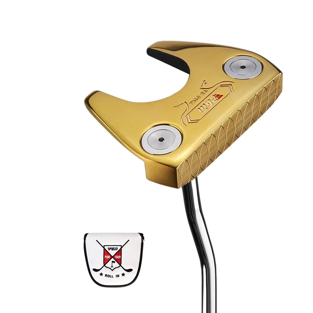 Putter de golf para diestros para hombres y mujeres de 3 grados, entrenador profesional deportivo con funda para la cabeza de golf