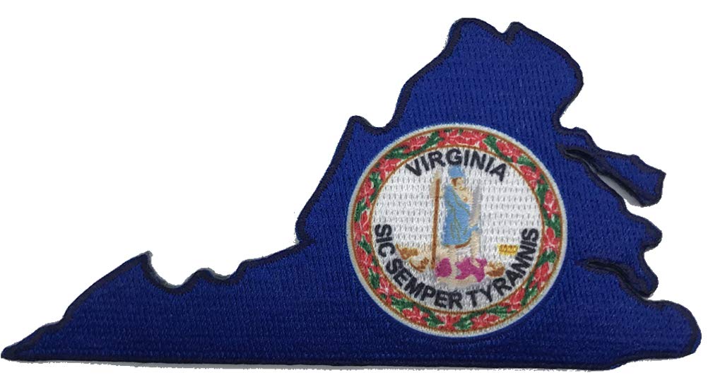 Die Cut Virginia Sic Semper Tyrannis Morale Patch - 2.5