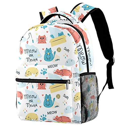 Sac à dos pour ordinateur portable confortable style gribouillis coloré