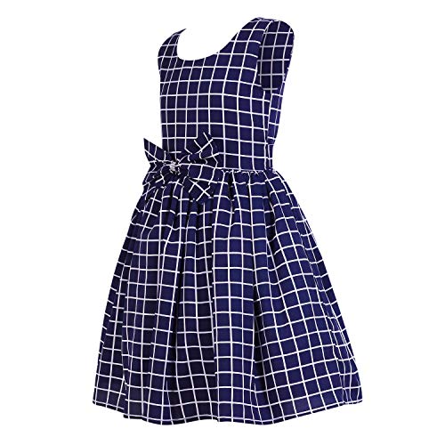 Image of Casual Frock for Baby Girls,Blue Printed and Olive Printed,Pack of 2