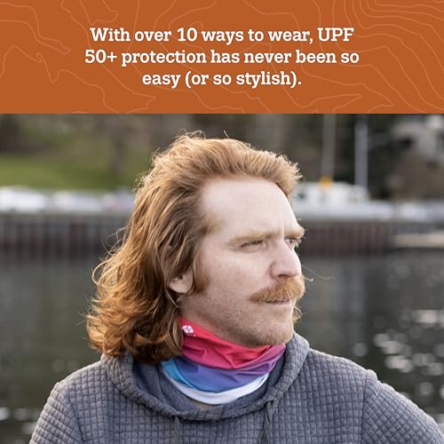 Turtle Fur Comfort Shade Tube, Cooling Neck Gaiter UV Facemask, UPF 50+, Over 10 Ways to Wear3
