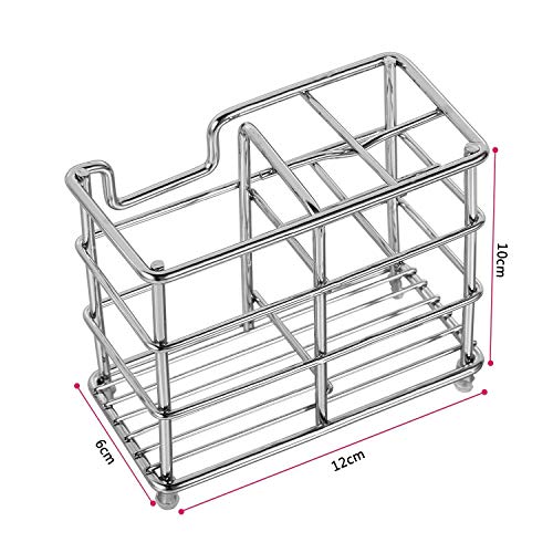 Portaspazzolino e portadentifricio in acciaio